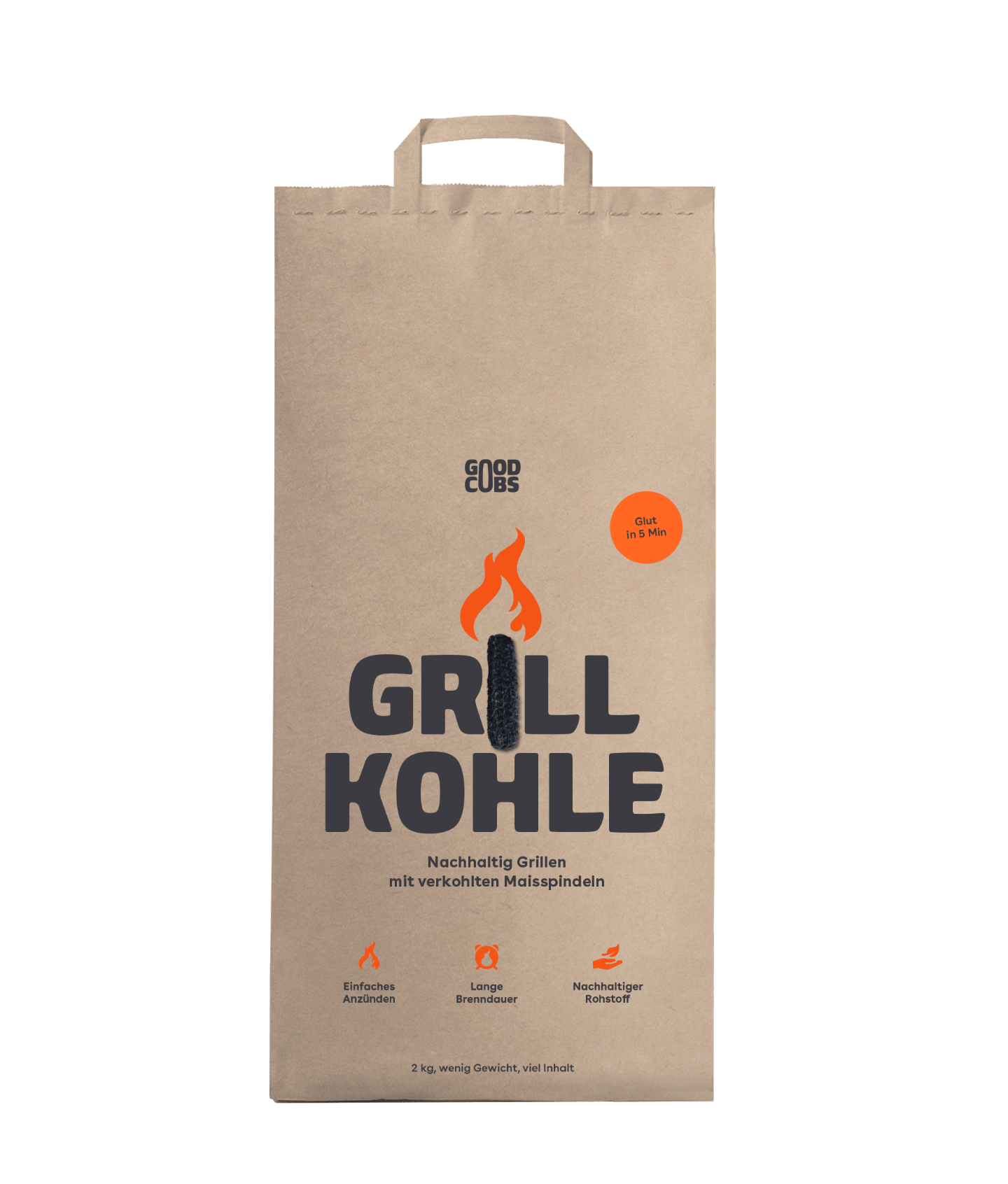Goodcobs Grillkohle Verpackung