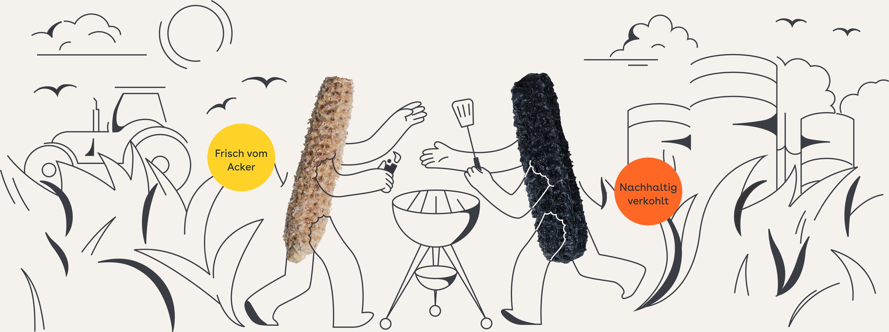 Goodcobs frisch oder verkohlt